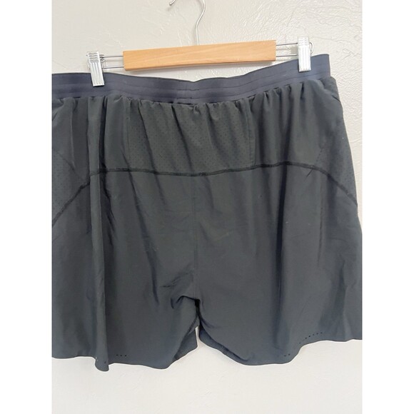 RHONE 5” Swift Lined Running Black Training Athletic SHORTS XL CrossFit Outdoor - Picture 4 of 6